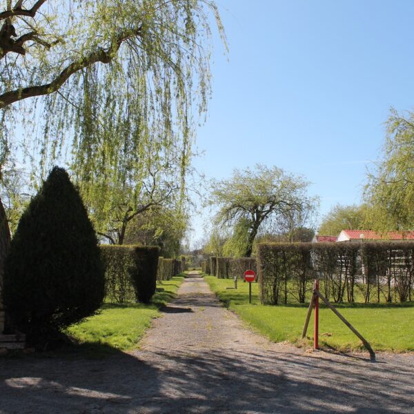 L'entrée du camping l'Entre-Deux, en région Centre Val de Loire