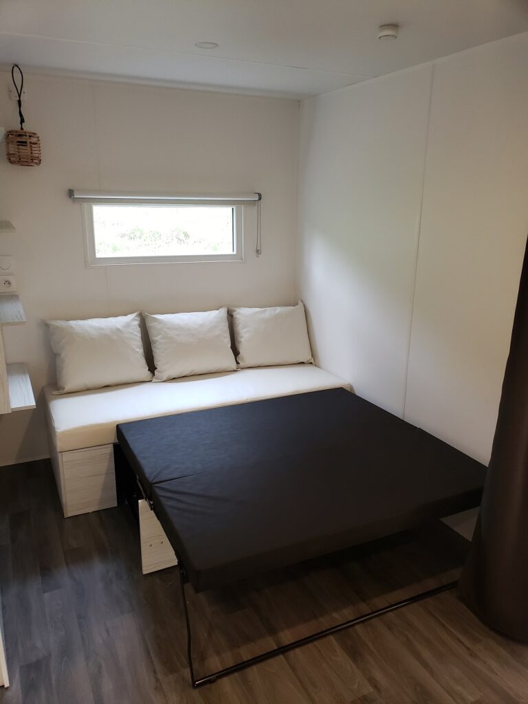 espace nuit - séjour déplié